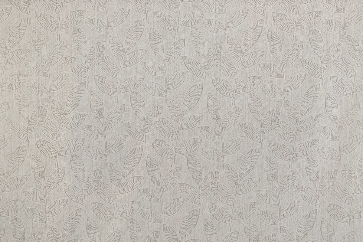 Detailed beige wallpaper with an elegant leaf pattern, creating a subtle and sophisticated textured design perfect for home or office decor.